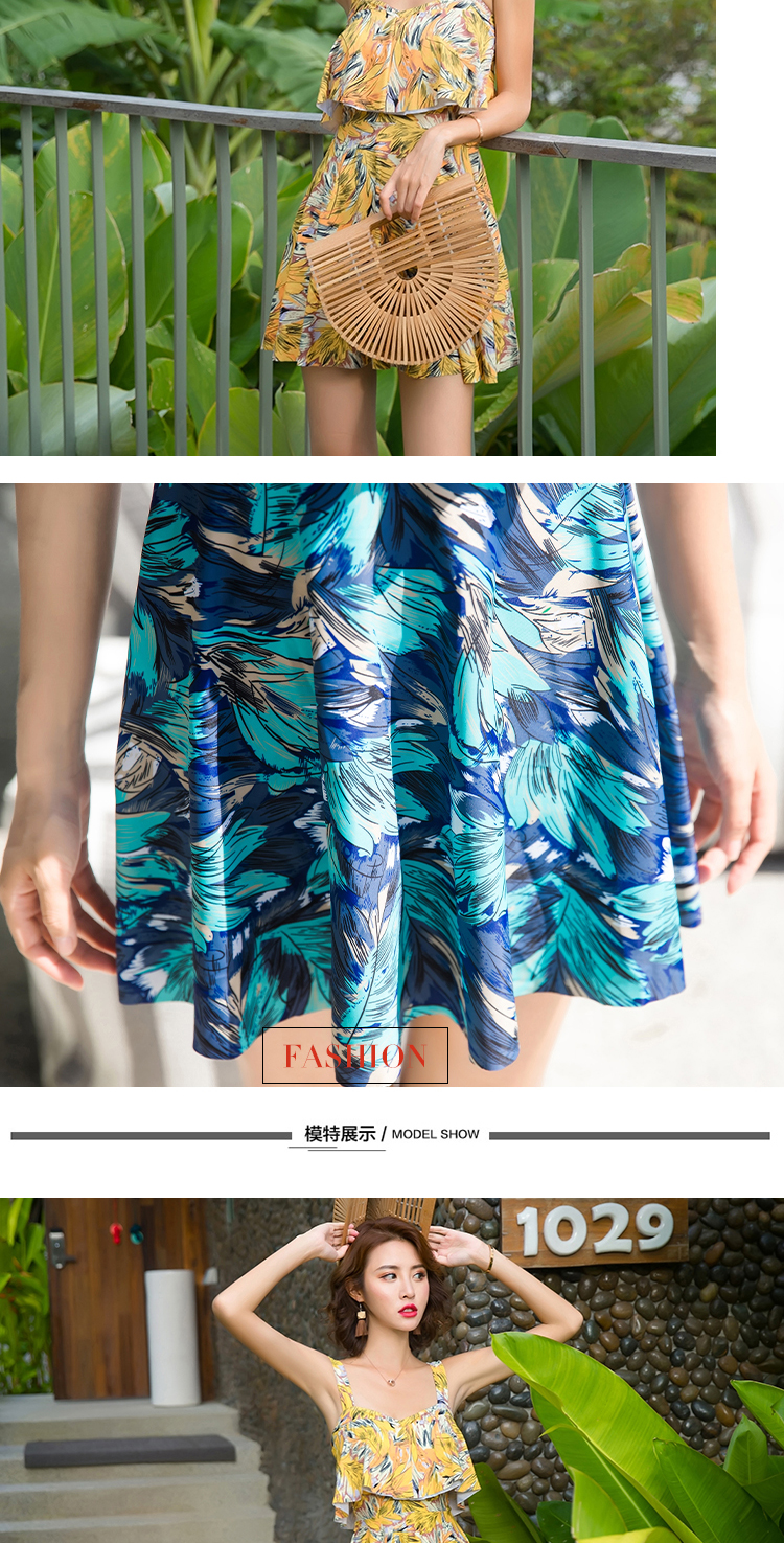 Áo tắm một mảnh kiểu áo tắm nữ bảo thủ suối nước nóng góc phẳng là mỏng cỡ lớn ngực nhỏ thu thập áo tắm gợi cảm áo tắm nữ - Bộ đồ bơi One Piece áo tắm liền thân màu đen