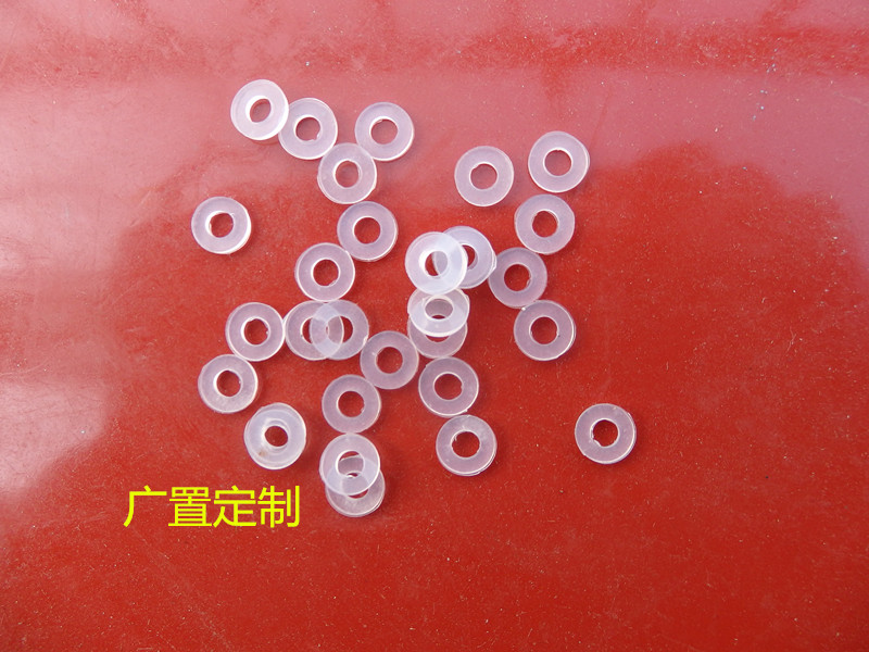 Silicone gasket Rubber flat cushion inner diameter 4mm * outer diameter 7mm * height 1mm resistant silica gel sealing gasket