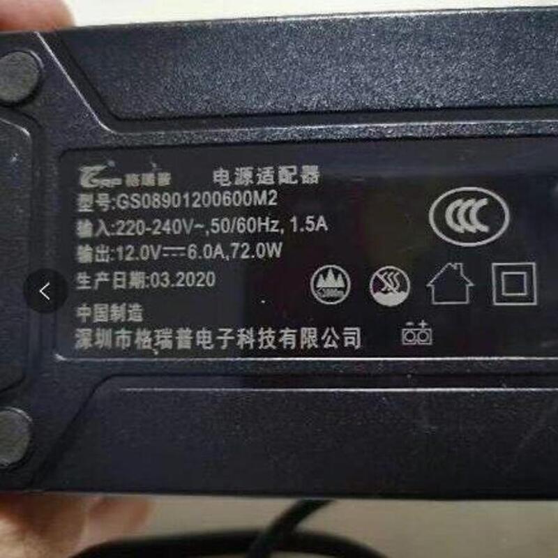 Price Negotiation Applicable for Greep Gs08901200600M2 Power Adapter 12V6A Price Negotiation Applicable for Greep Gs08901200600M2 Power Adapter 12V6A