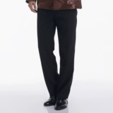 Рабочие черные штаны, свободный прямой крой