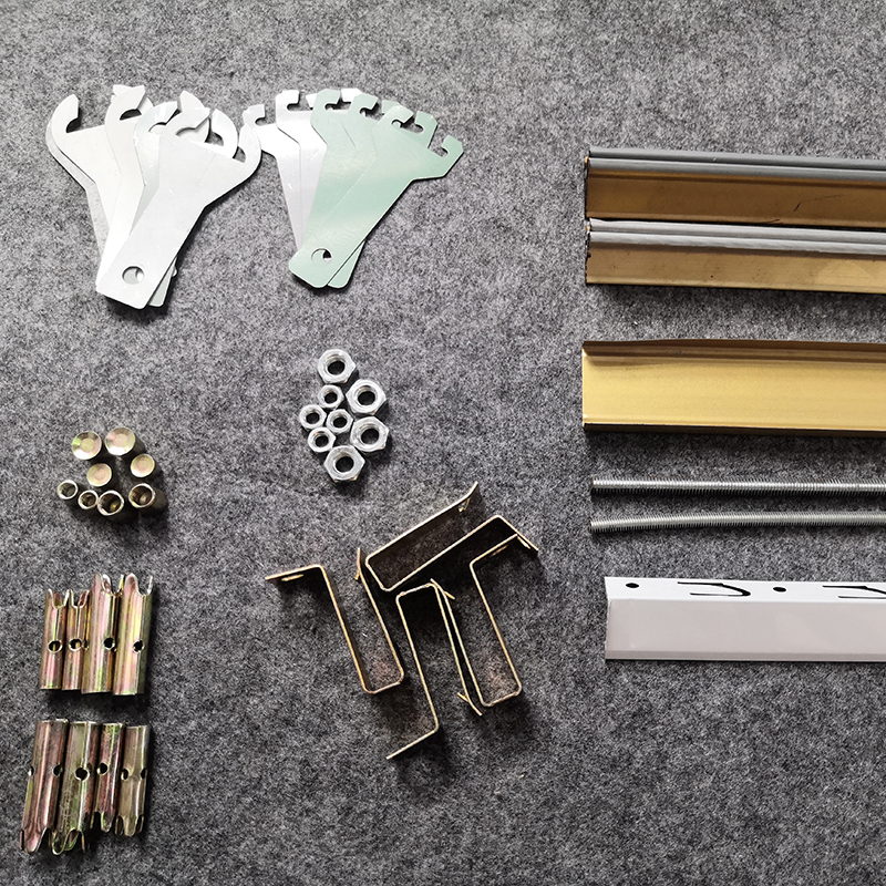 Integrated ceiling aluminum gusset stainless steel keel full set of accessories edge strip ceiling material self-installation