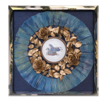 Physical three-dimensional painting 3D modern simple European and Nordic porch decoration modern abstract art living room model room mural