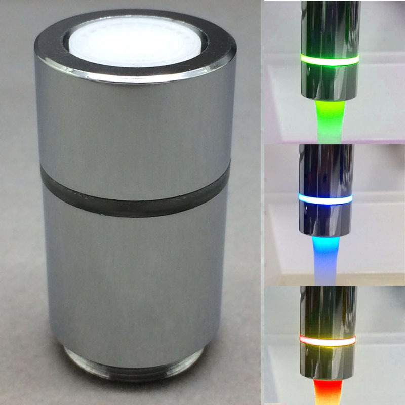 Led Aerator New Model Super Bright Multi-Color Temperature-Controlled Three-Color Faucet Splash Guard 8002-C6-1 Led Aerator New Model Super Bright Multi-Color Temperature-Controlled Three-Color Faucet Splash Guard 8002-C6-1