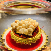 Shakyamuni Buddha earth and stone symbiosis solid son Tibetan Buddha statue Gawu box Stupa