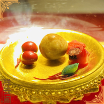  Myanmar Buddhist Temple invites His Holiness Atixias ancient body solid size 9mm Tibetan Buddha relic pagoda Gawu box