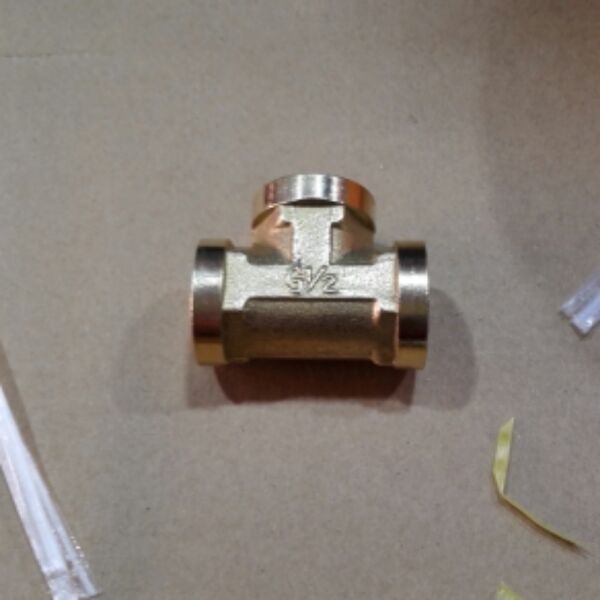 Thick copper three - way joint inner wire wire gas pipe joint accessories 4 points 15 manufacturers direct sales