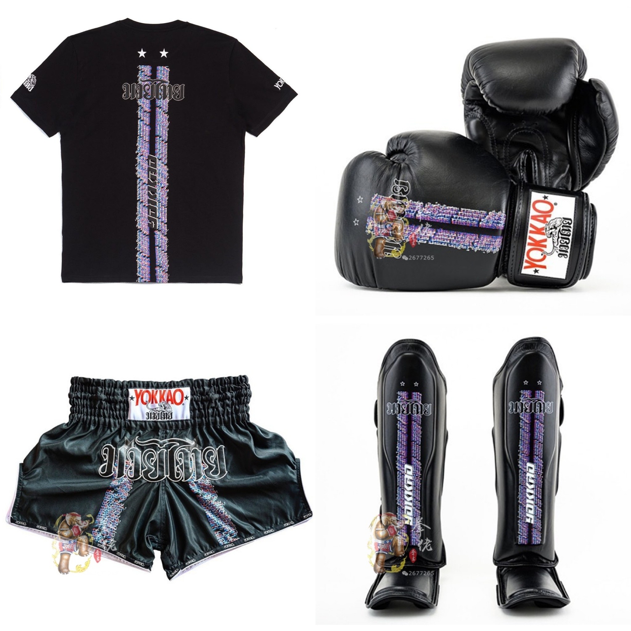 The new hard-to-read YOKKAO genuine leather cowhide punching Muay Thai Sanda boxing gloves men's and women's quick-drying shorts