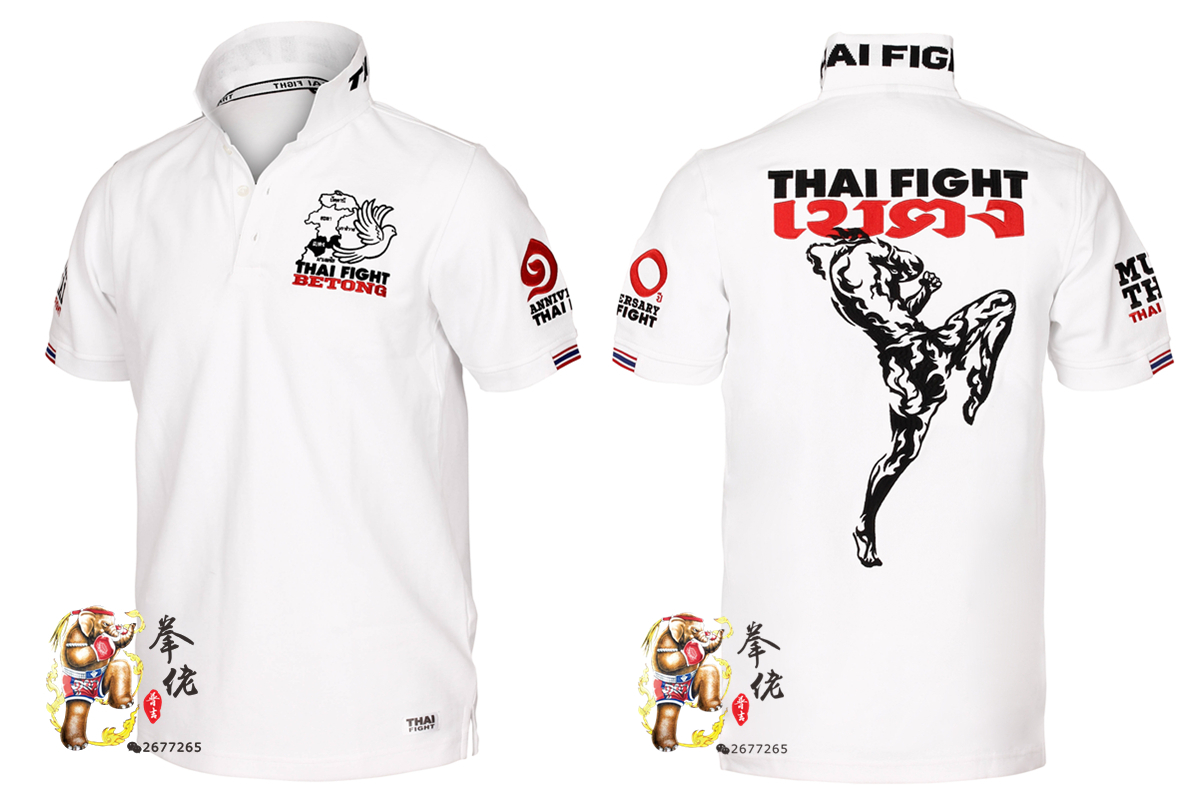 Pure cotton mesh breathable surface Thaifight referee POLO shirt casual half sleeve imported from Thailand