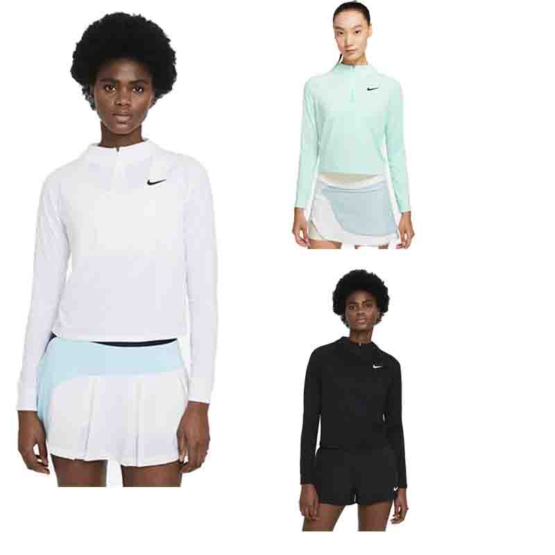 Nike Genuine Nikecourt Dri-Fit Women's Long-Sleeved Tennis Top Pullover New Style Cv4698
