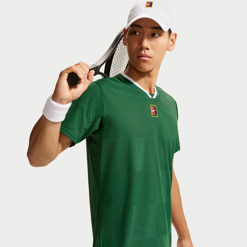 Nike Carlos Alcaraz Men's Quick-Drying Short-Sleeved Tennis Top New Model Nike Slam Ib1015