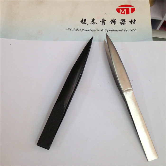 Black Buckle Chain Clip Stainless Steel Buckle Chain Clip Thickened Tweezer A Character Clip Gold Tool Jewelry Equipment