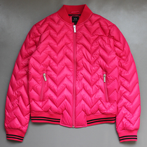 21 Autumn Winter New Lady Brief Fashion Light 80 Duck Suede Padded Down Clothing Commuter Business Temperament Jacket