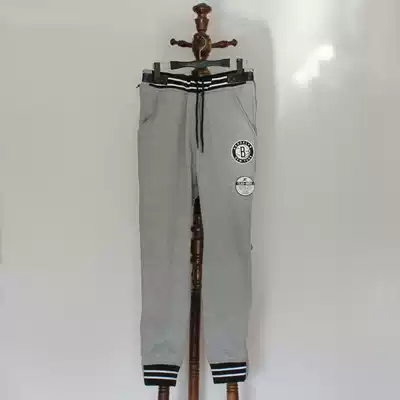 American autumn and winter thickened speed off sports thick cotton pants men's drawstring sports pants brushed street style training pants fitness large size