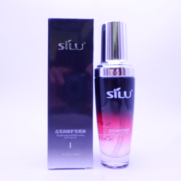 Silk Ruger small black bottle bright hair Lubricate Essential Oils Elegant type Improved hair dry and smooth aromas