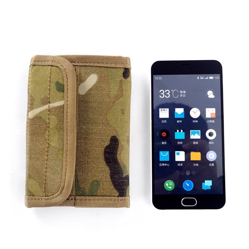 Yakeda high-grade nylon fabric military leisure short men's small wallet three-fold outdoor wallet tactical wallet