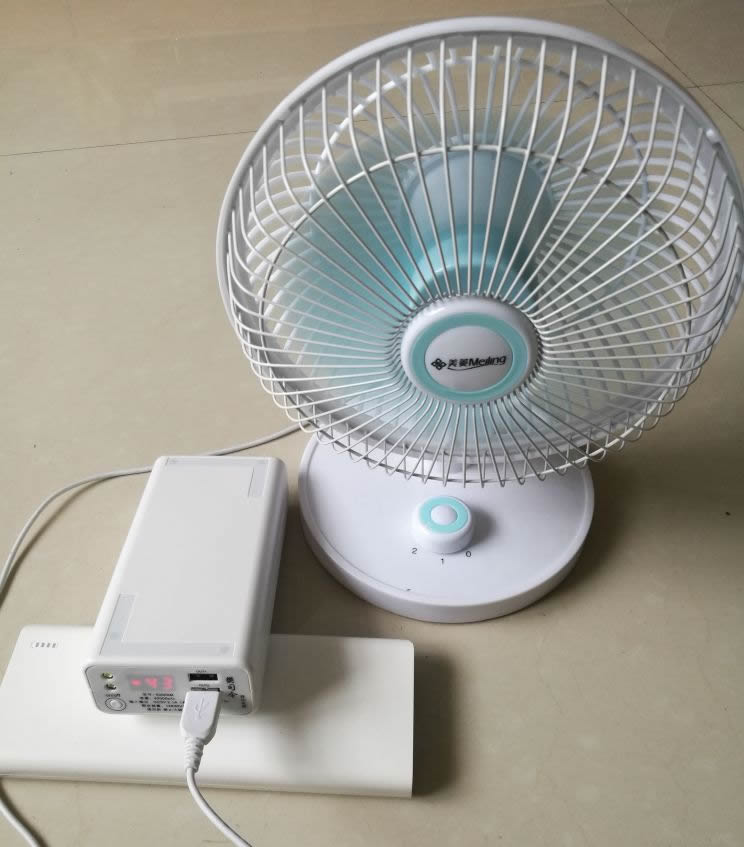 Fan huy dung lượng cao có thể sạc điện thoại di động Po 40000 mA táo Huawei vivo chung type-c - Ngân hàng điện thoại di động pin dự phòng 10000mah
