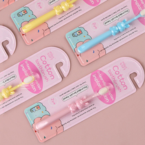 Japanese children ten thousand Mao toothbrushes Soft Mao 5 years 6 years 6 + years -7 -10 -10 -12 SUPER FINE SMALL CHILD CARTOON