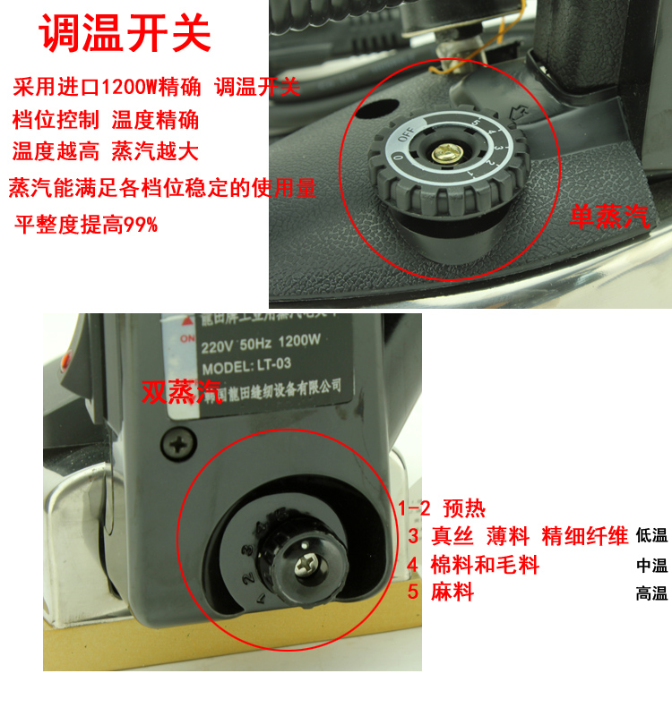 bàn ủi hơi nước cầm tay philips Hàn Quốc Longtian chai sắt Quần áo sắt hơi nước nóng giặt khô hộ gia đình công nghiệp cao sắt - Điện sắt bàn là cây hơi nước