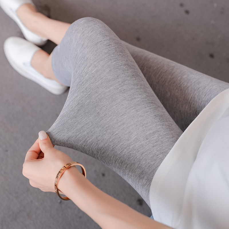 Pregnant women with pants in summer thin outer wear small bullet strength of skinny shorts for summer safety pants
