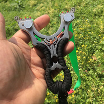 Wolverine head power fast squashing skin slingshot Daquan outdoor special heavy-duty high-pressure bullet bow gun type bomb work
