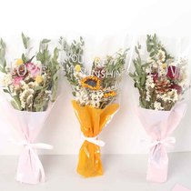 Dried flowers bouquet Rose full of stars Sunflowers Dont forget my best friend gift Home Gift Home Decoration