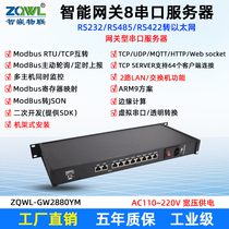 Active polling serial port server RS232 422 485 to Ethernet module Modbus gateway industrial grade