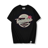 Amea Kazakhstan American Retro 22SS Spring и Summer New Short -sleed L -hick Letters 200 Г мужчин и женщин круглые футболки для шеи футболки