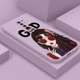 Redmi 9/ Кубик Рубика, сторона Сакуры, фиолетовые очки, одинарная оболочка