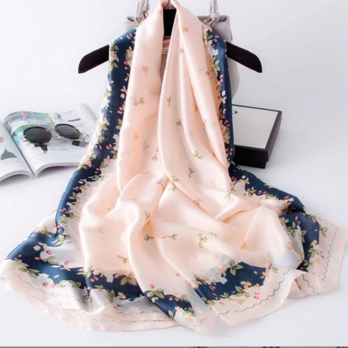 Осенняя тонкая накидка для матери для пожилых людей, шелковый шарф, коллекция 2023, для среднего возраста, подарок на день рождения