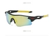 Поляризованная черная рама желтая нога золотой цвет