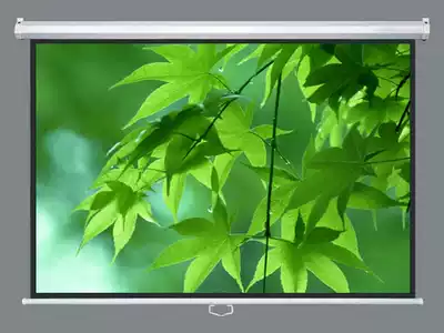 Hand-held self-locking screen 60 inch 72 inch 4:3 projection screen projector screen