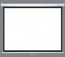 Brand guarantees 100 inch 4:3 manual curtain pull self-lock curtain white plastic white glass fiber projector curtain