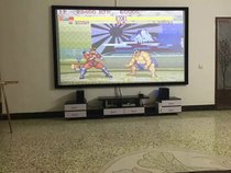 Special price 100 inch 120 inch 150 inch frame curtain cloth 3D high clean glass fiber metal projector curtain