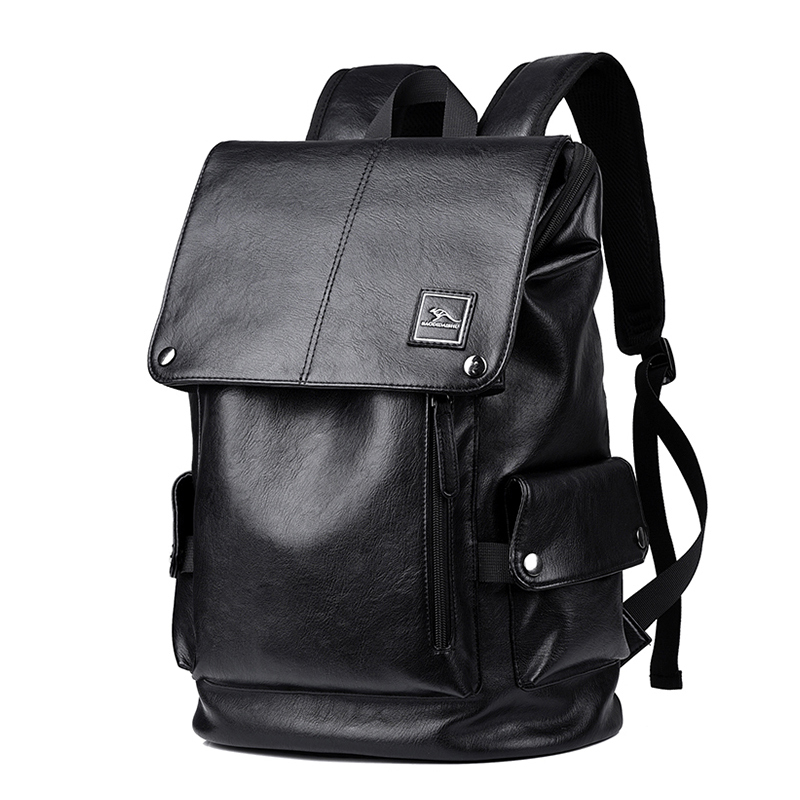 Backpack Men's Fashionable Genuine Leather Backpack Casual Men's Bag Travel Bag Large Capacity School Bag Cowhide Computer Bag
