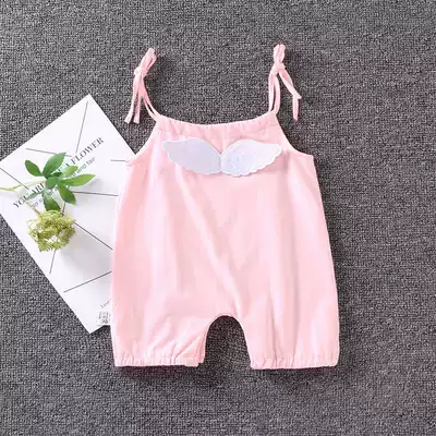 Belly boy summer baby holding baby bag pants baby sling pants Summer 0-1 year old infant jumpsuit sling ha