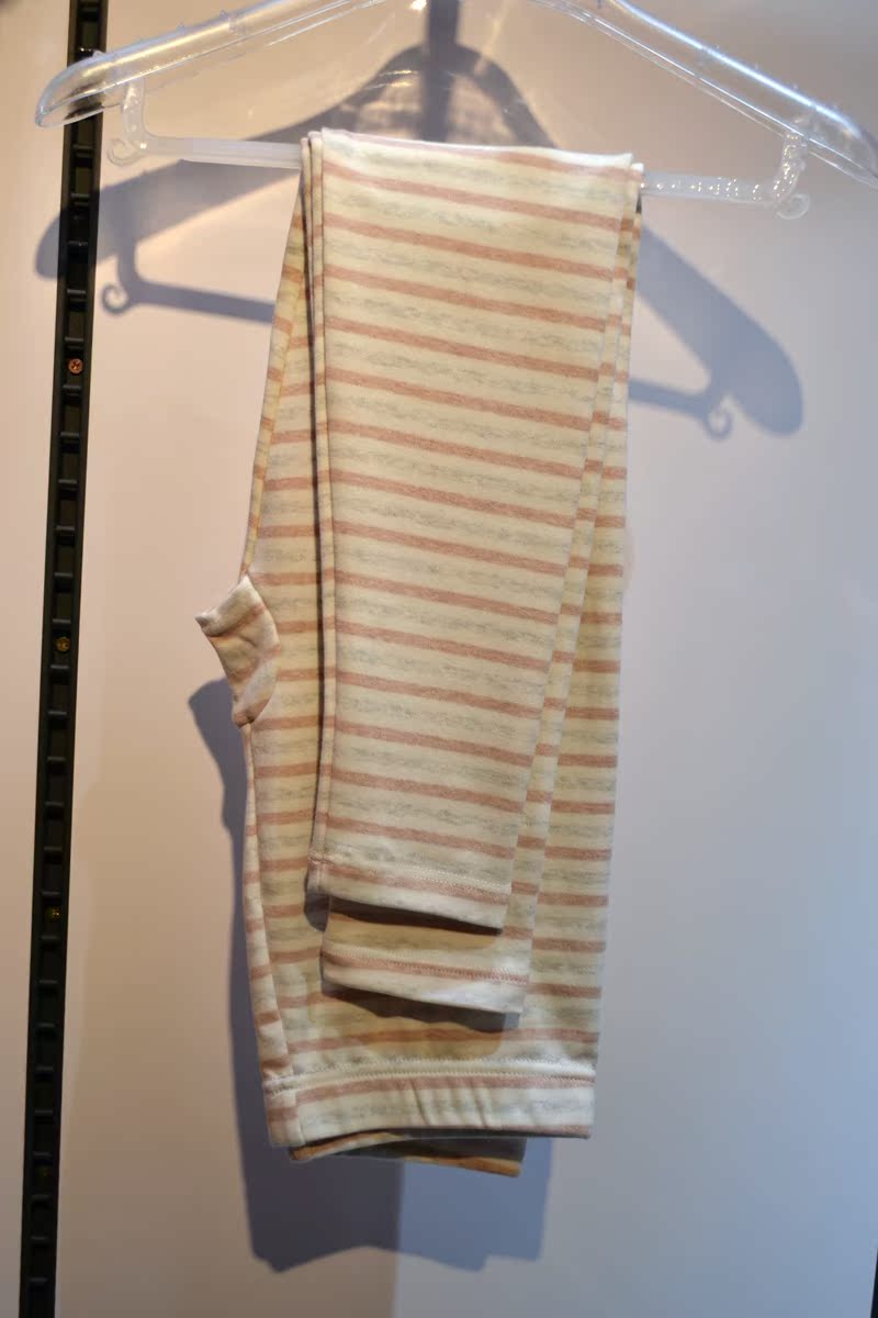Mô hình vụ nổ Xizi Ting sọc cotton dày nhung dày đồ lót nữ set 14264 cotton dày không cộng nhung quan ao giu nhiet nam nu