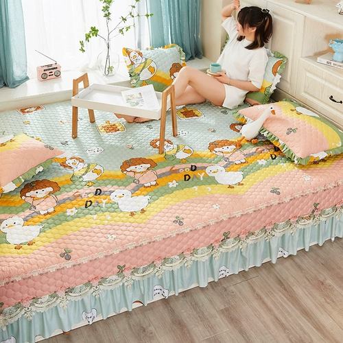 Одиночная крышка для кровати Tatami Four Seasons Anti -Litriding Formula, чтобы сделать закрытую крышку, густой шва