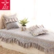 Geely cửa sổ chim ban công và pad đệm pad mùa xuân và mùa hè sofa vải đệm sóng Four Seasons chung váy ren tùy chỉnh - Ghế đệm / đệm Sofa tấm trải ghế sofa mùa hè