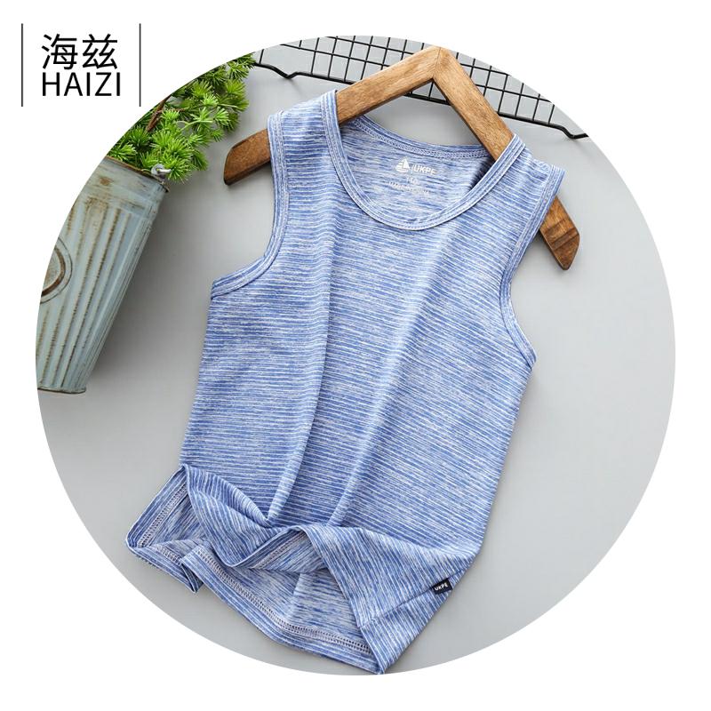 Hiz childrens mùa hè mô hình mỏng mới vest ở tốc độ con thể thao khô mồ hôi cậu bé lớn vest trẻ nhỏ không tay.