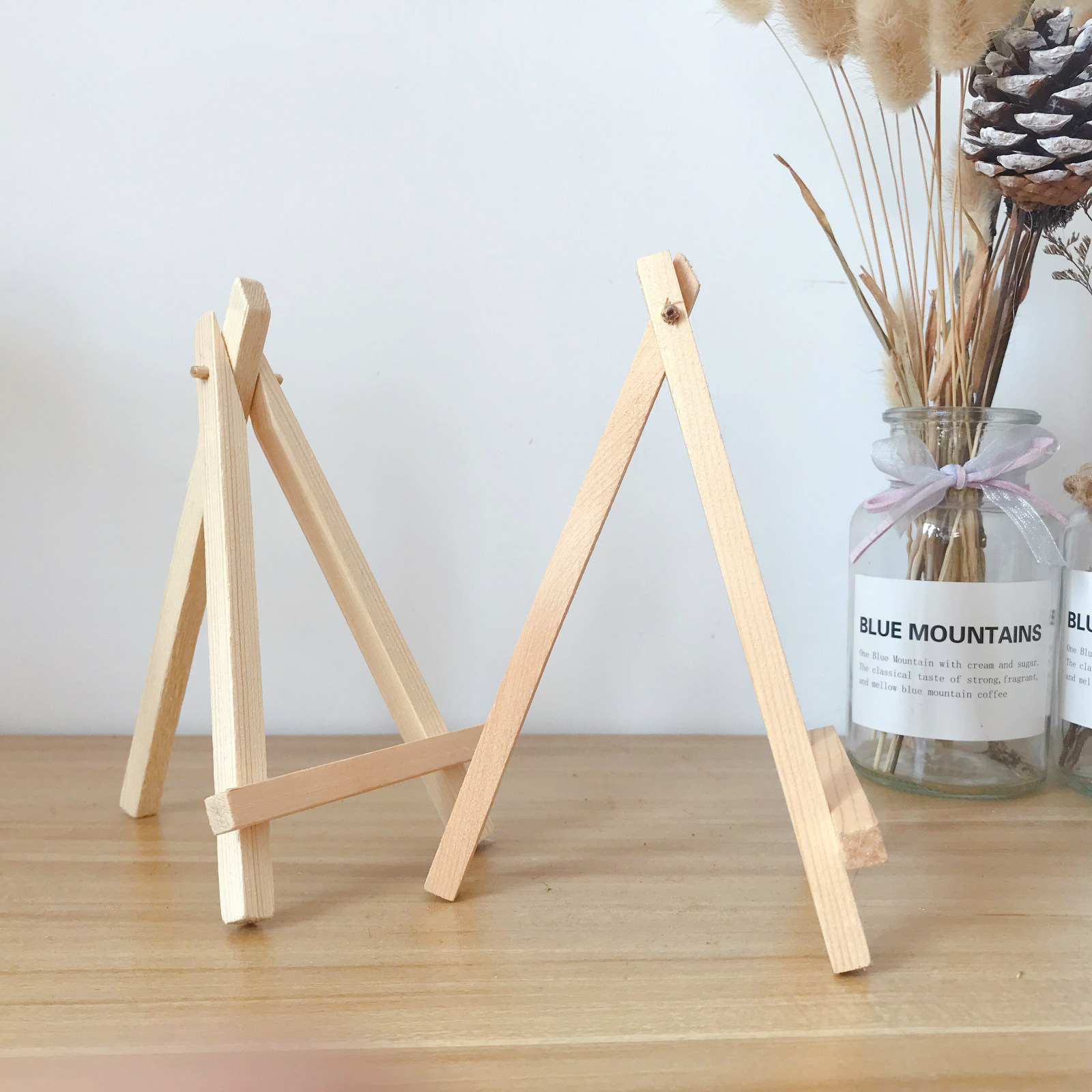 Artisan pill accessories hand-embroidered embroidery stretch frame wooden base bracket