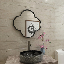 Nordic bathroom mirror wall creative plum mirror washbasin wall-mounted dressing table mirror wall hanging bedroom decorative mirror