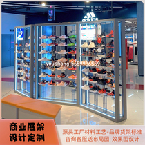 Trendy brand Anta Hongxing Erke Xtep store shoe wall sports shoe store shoe display rack live broadcast room shoe rack shelf