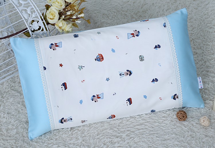 60 gối satin phim hoạt hình chào đón cẩu bé thiếu nhi bông áo gối 60 trẻ em phim hoạt hình gối ren gối - Gối trường hợp gối cao su non cho bé