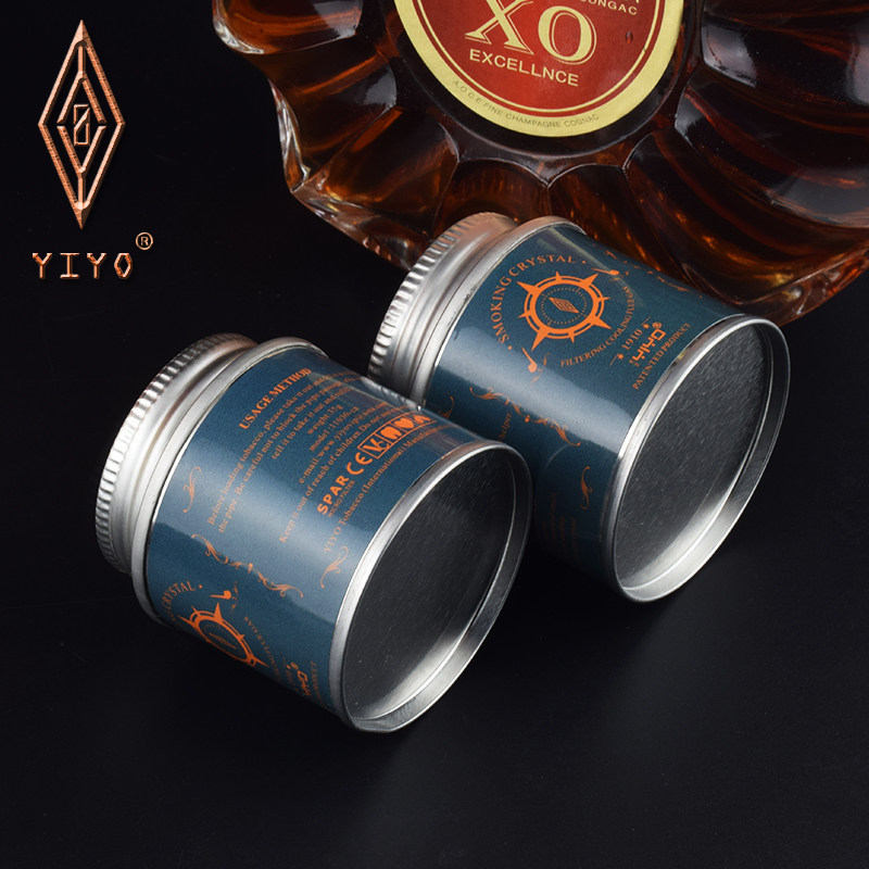 YIYO imported pipe spar filter combustion-supporting stone cooling VC suction crystal stone 35g original pipe accessories