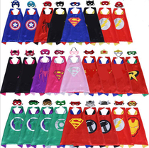 Double 110cm Adult Superman Cloak Avengers America Captain Iron Man Spider-Man Cloak Mask