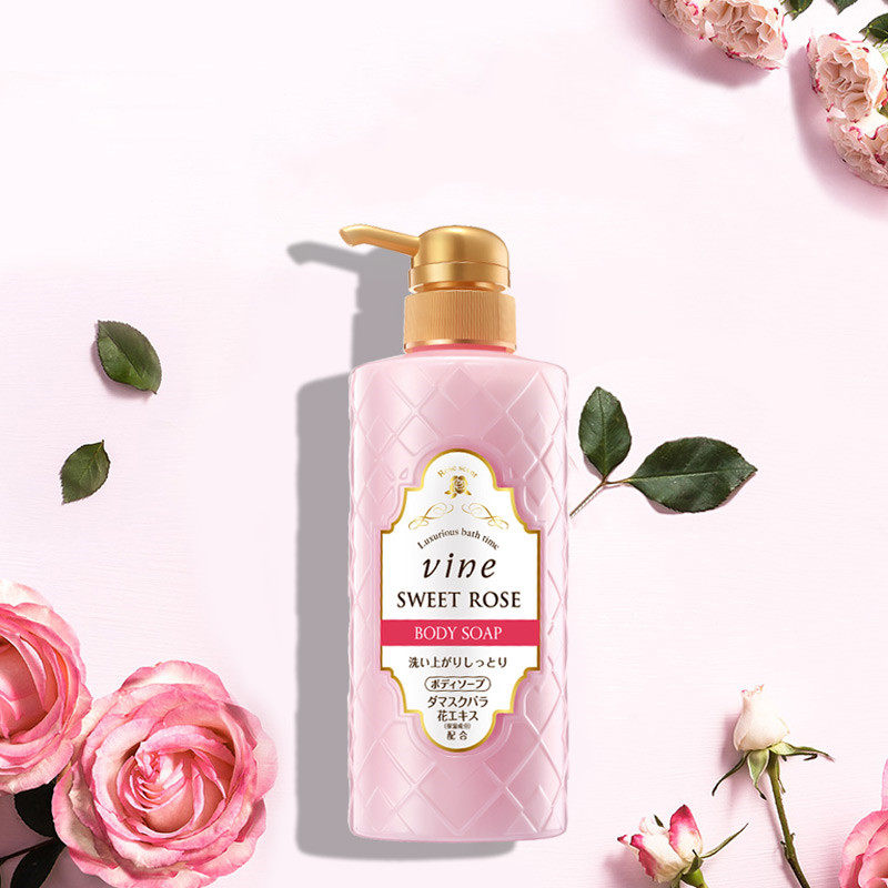 日本进口vine维漾蔷薇恬梦甜美香氛男女学生嫩滑大瓶