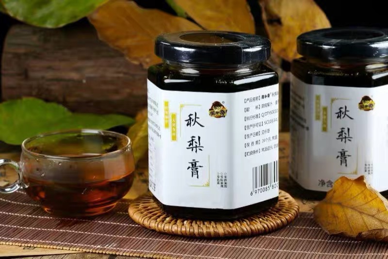 Amoy Xiaoqi Qiu Pear cream pure handmade non-added health Sydney cream for the elderly and children edible throat 2 cans