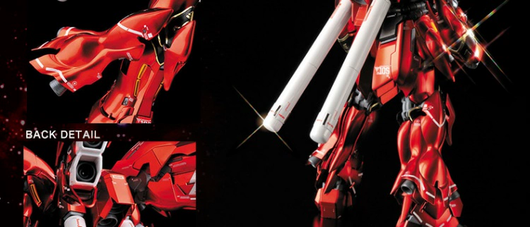 Bandai / BANDAI Model 1/100 MSN-06S Xinan Quận Ka Phiên bản Titanium Unicorn - Gundam / Mech Model / Robot / Transformers