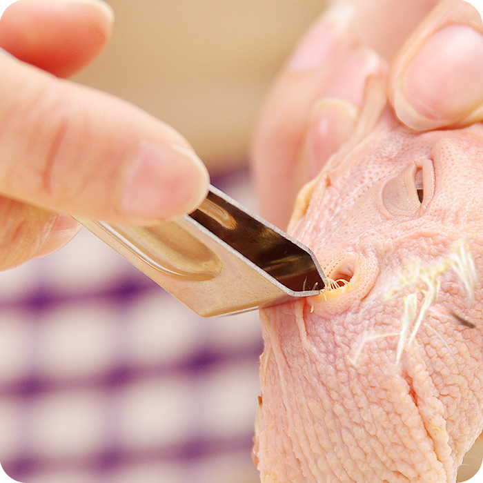 Kitchen stainless steel pig hair pincer puller bone remover hair removal tong gadget clamp fishbone pliers plucking hair clip tweezers