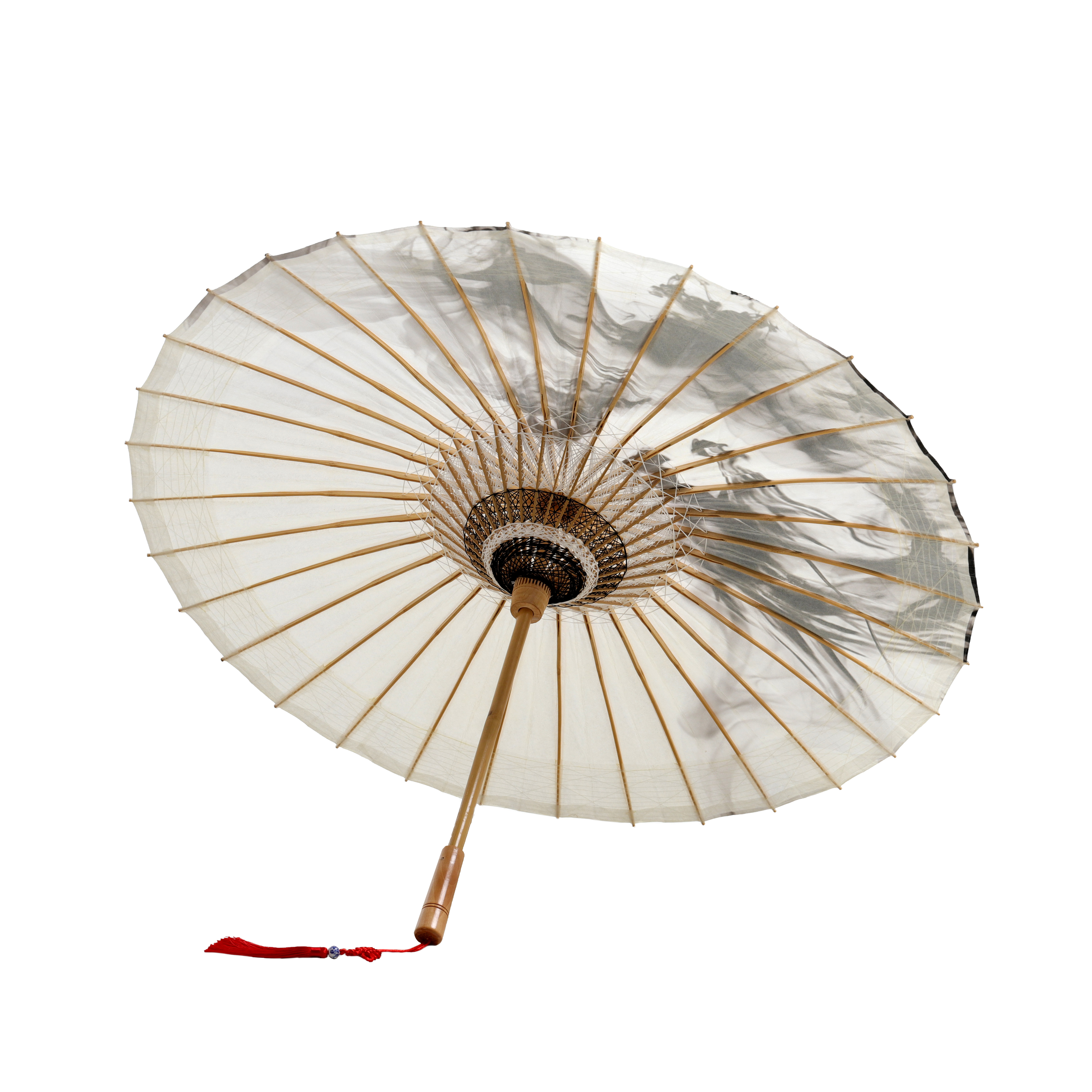 New Set - Water Mei Dragon Oil Paper Umbrella Chen Xi made the anti - rain and practical Han - dress dance hand - crafted paper umbrella